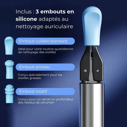 Nettoyeur d’Oreilles Sans Fil Intelligent avec Caméra 4K (Android / iOS)